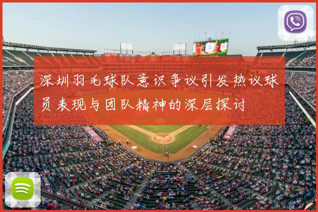 深圳羽毛球队意识争议引发热议球员表现与团队精神的深层探讨
