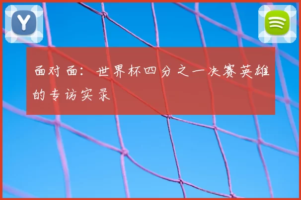 面对面:世界杯四分之一决赛英雄的专访实录
